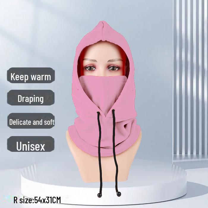 

Унисекс зимняя велосипедная маска для лица: Ветрозащитный, морозостойкий шейный убор и головной убор для катания на лыжах и активного отдыха Classic DT2330 розовый