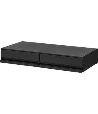Yamazaki Jitsugyo [Completed Product, Stopper Only Required To Be Installed] Two-way Kitchen Under Appliances Drawer & Slide Table W80 Black W80 X