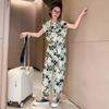 Girls' Children's Clothing Summer Summer Chiffon Suit Western Style Fashion Two-piece Sleeve Big Children