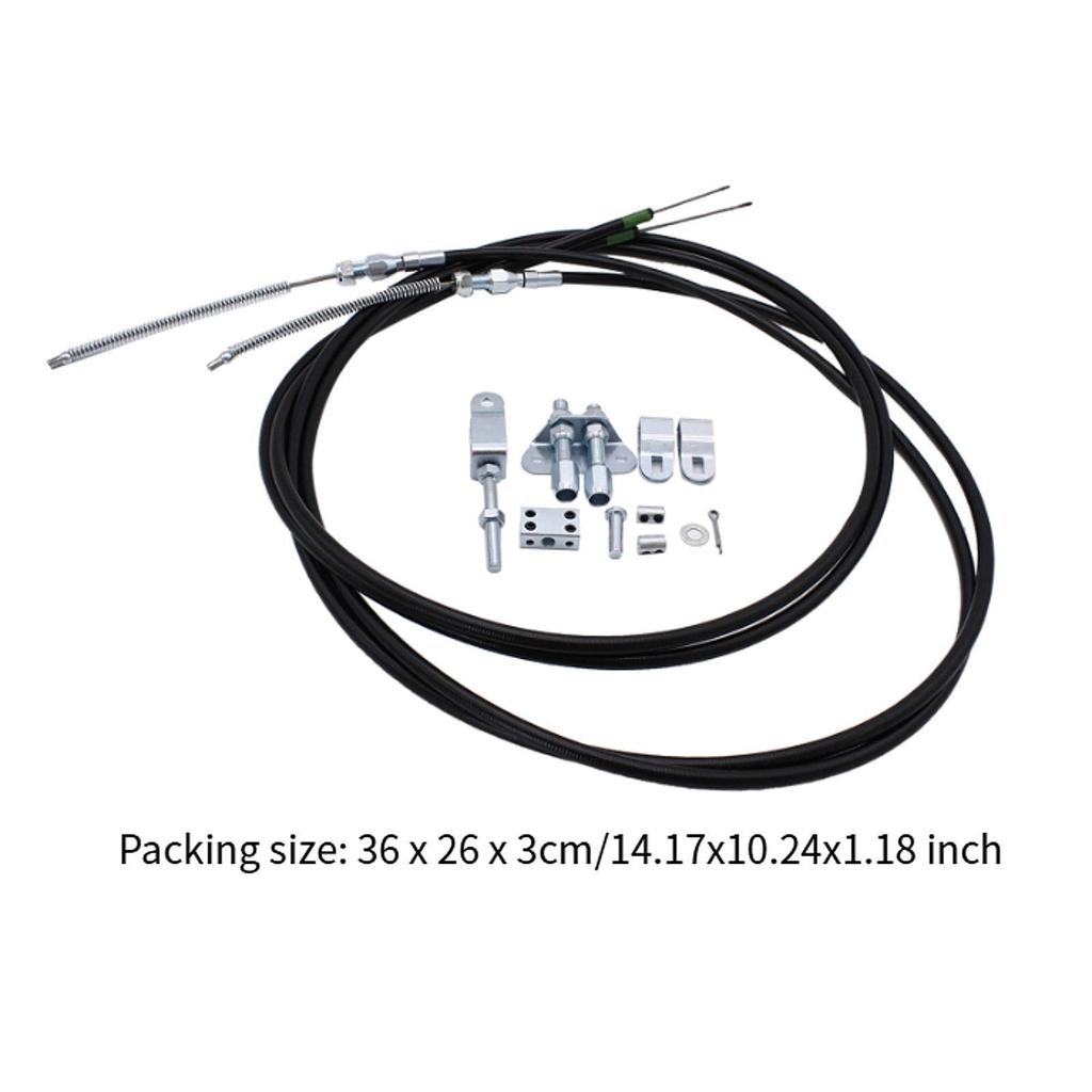 330-9371 Emergency Parking Brake Cable Set Simple Installation Automotive Accessories Handbrake Cable Assembly Universal