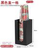 Bamboo/Black red Acrylic Storage Rack Coffee Tea Shop Cup Holder many grid Appliances Disposable Frame Taker