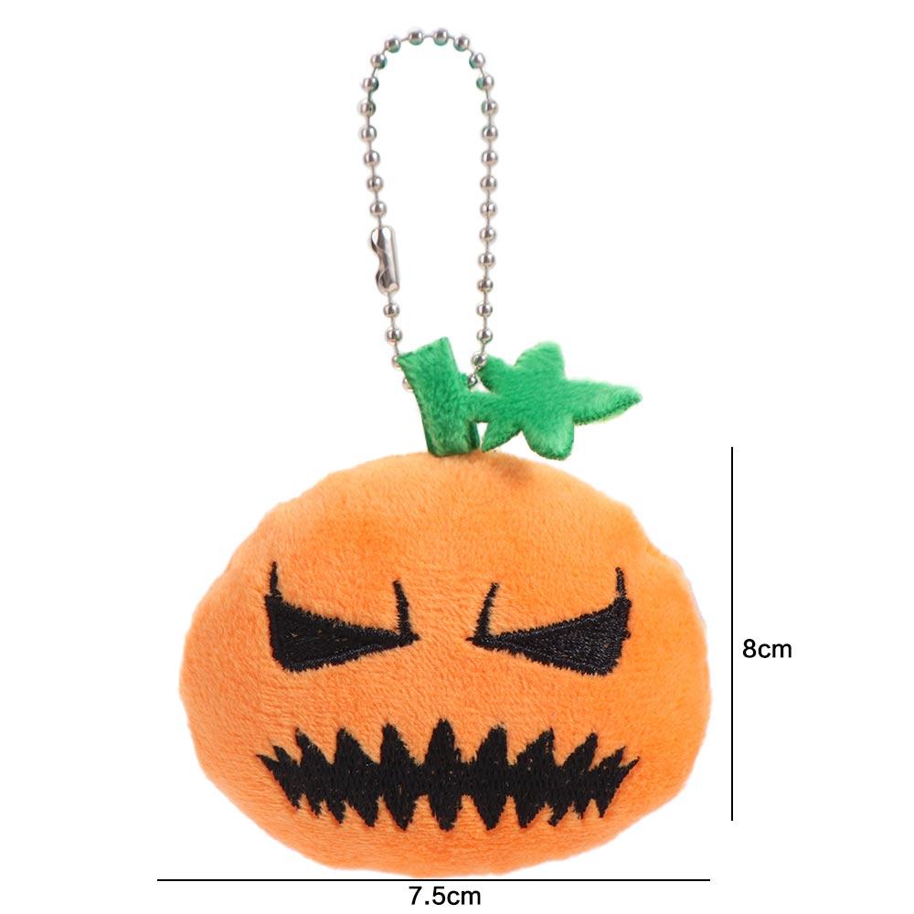 Vegetables Halloween Bag Pendant Plush Doll Pumpkin Doll Keyring Pumpkin Keychain  Children Gift