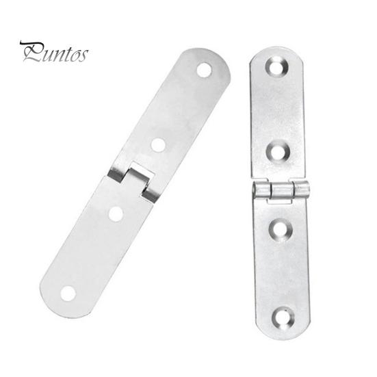 8 Stück anschraubbare Scharniere, Klappscharniere, rostfrei, korrosionsbeständig, glatt, für Schrank, Tisch, Möbel, 180 Grad faltbare Scharniere