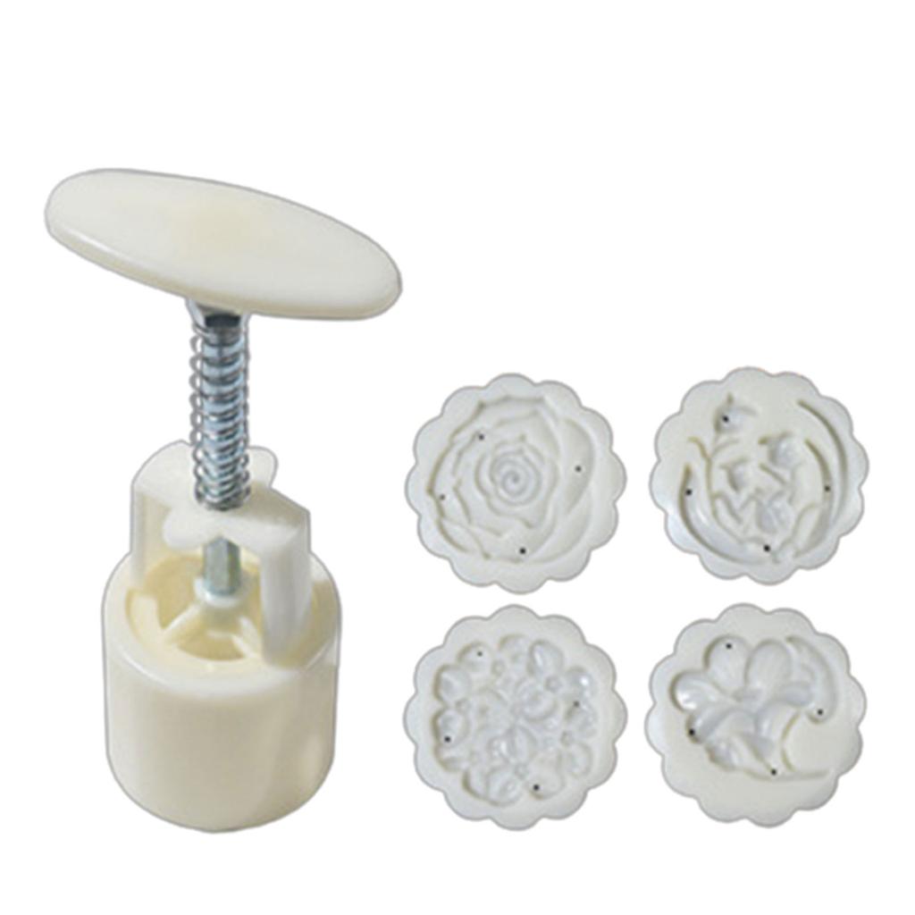 Verschiedene Mooncake Mold Mid-Autumn Festival Mooncake Mold DIY Hand Druck Fondant Dekorationen Werkzeuge Mond Kuchen Form