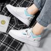 Fashion Casual Board Shoes Men's 2024 Summer New Men's Sports Board Shoes White Shoes