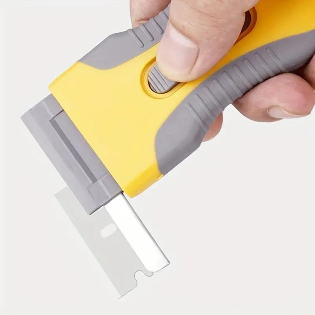 Durable Metal  Scraper Set - Versatile Tool  Easy Window and Glass Cleaning, Removes Stickers, Paint, Labels
