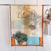 New Style  Thin Chinese Style Jacquard High-end  Versatile Double-sided High-end Silk Scarf