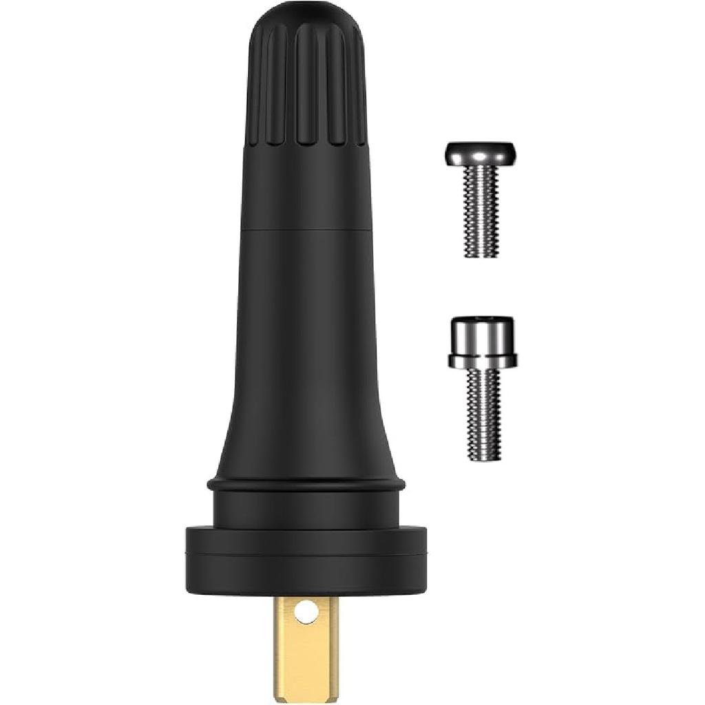 SUNSOUL TR555D 10Pcs 60 Degree Bend Truck Tire Valve Stems, Compatible With 22.5In 24.5In Aluminum Wheels With 9.7Mm Valve Holes