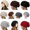 Gemütliche Mode Frühling Winter Slouch Ski Häkelstrick Slouchy Beanie Baskenmütze für Damen