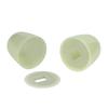 2/4Pcs Toilet Accessories Decorative Cover Luminously Bolt Covers Screw Caps Toilet Anchors Screw Caps for Home Toilet