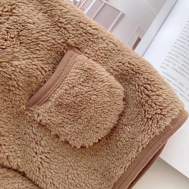 Kinder Korallenfleece Pyjama: Jungen Flanell Winter Warm Zweiteiliges Set