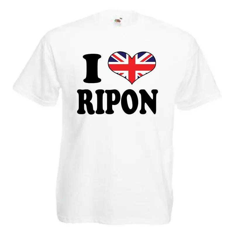 I Love Heart Ripon Adults Mens T Shirt 12 Colours Size S 3XL S