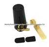 Black Plastic Alto/Tenor Saxophone Mouthpiece with Reed - Wind Instrument Accessory