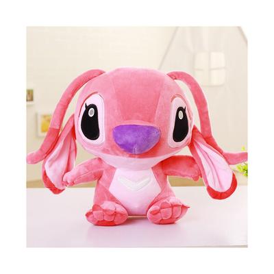 Rosa Stitch Lilo & Stitch Anděl Plyšák s dlouhýma ušima, 55 cm – heboučký dětský polštářek, roztomilý dárek