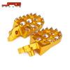 RMZ250/450 Off-Road CNC Aluminum Studded Footpegs - Motorcycle Modification Accessories