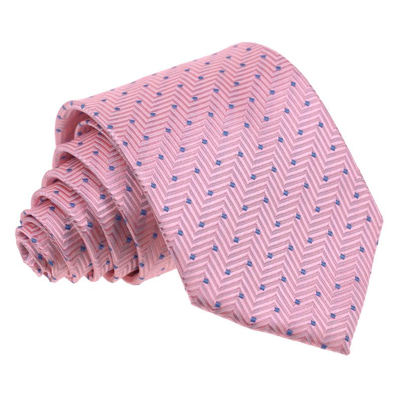 Men's Premium 7.5cm Plaid Polyester Tie for Business, Casual, Wedding, or Best Man Suit.