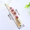 Headgear Spring And Summer High-End Hairpin, Women'S Adult Hairpin Alloy Paint Summer Disc Hair Ponytail Horn Clip