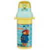Skater Children's Water Bottle, 480ml, Direct Drinking, Plastic, One-Touch Operation, Dishwasher Safe, Made in Japan, Paddington Bear Design, for