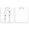 White Quick-Fold Clothes Board PP Cardboard Durable Tshirt Folding Board Space Saving Time Saving Shirt Folding Board Home Use