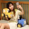 Kawaii Traktor Peluche Spielzeug Schöne Simulation Auto Plüsch Puppen Gefüllte Weiche Cartoon Traktor Kissen Jungen Kreative Geburtstag Geschenk