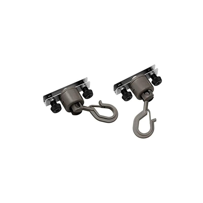 Takasho Sunshade Mounting Hooks, Adjustable Type, Set of 2, Bronze, for Window Sashes, Adjustable Height, 2kg Load Capacity, Nylon Resin, Stainless