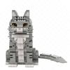 Gatto Tigrato a Strisce Blocchi da Costruzione Animali, Modello Animale Domestico, Modello da Esposizione Blocchi da Costruzione da Collezione