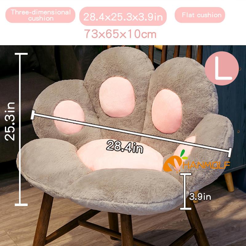 Cat'S Paw Plush Pillow Stuffed Fluffy Chair Sofa Cartoon Animal Seat Cushion Indoor Floor Decoration For Cats Dogs Present