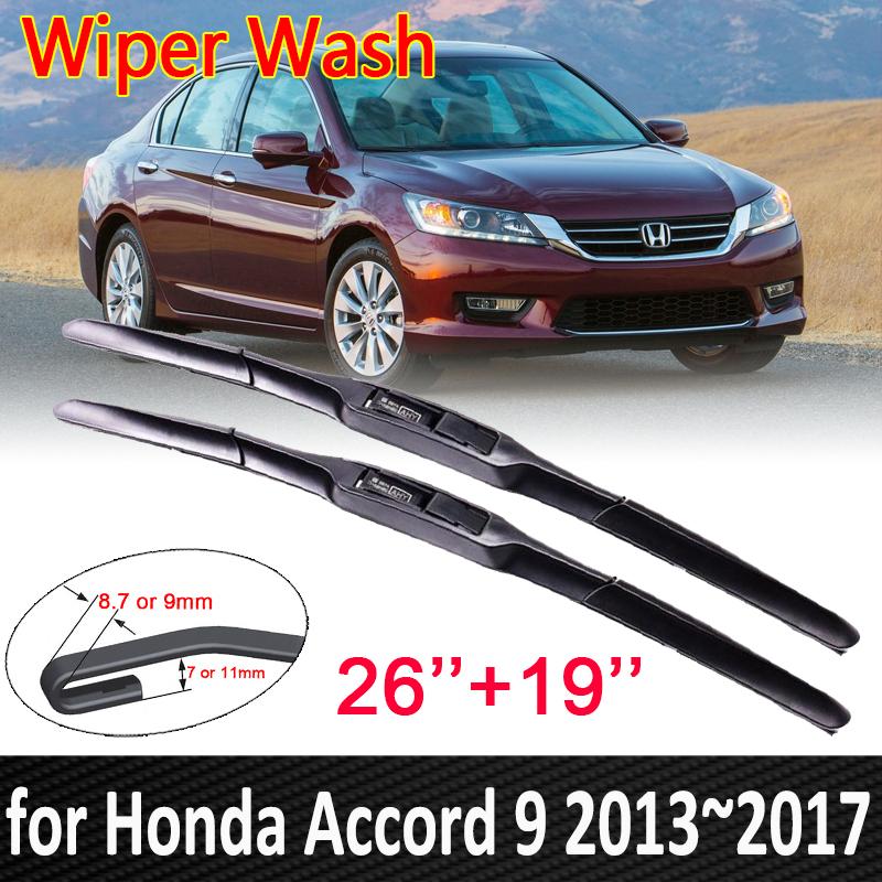 Per Honda Accord 9 9.5 2013 2014 2015 2016 2017 IX Tergicristalli Auto Anteriori Parabrezza Accessori Auto Adesivi