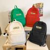 Japanese and Korean Department College Style Letter Student School Bag Junior High School Students Large Capacity Soft Sister New Backpack
