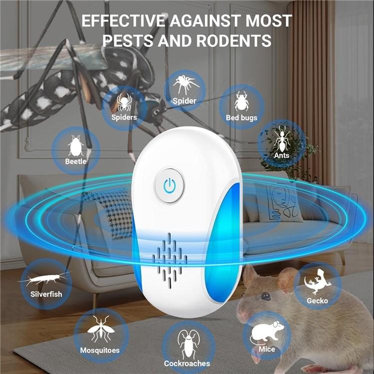 311 Dual Modes Electronic Ultrasonic Repellent Plug-in Pest Control Device for Bugs Mosquito Roach Rodent