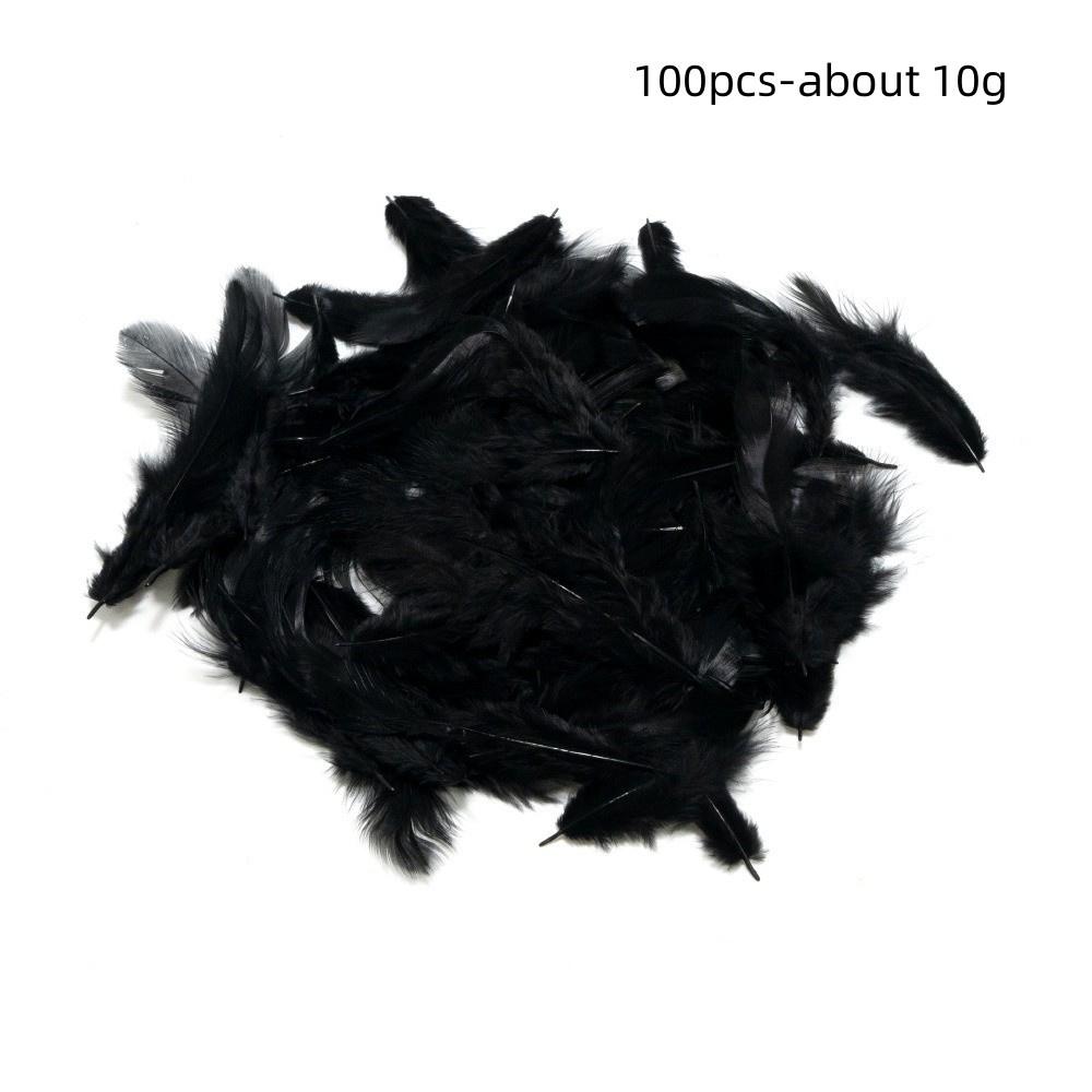 100PCS Small Goose Feathers for DIY Crafts 5-8cm Coloed Swan Plumes Wedding Party Handicraft Accessories Dream Catcher Feathers