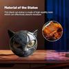 Luxury Black Cat Stone Sculpture  Elegant Home Dcor & Gift-Ready Art Piece, Mementofor Mini Tiny Cat, Gifts for Cat Lovers Women Men