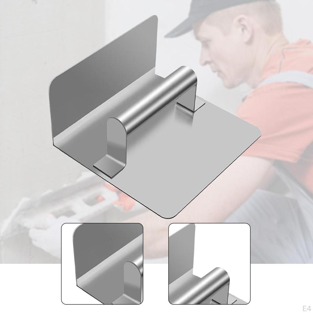 Angle Trowel Plaster Finishing Tool Stainless Steel Masonry with Comfortable Handle Suitable