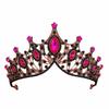 Alloy Queen Princess Crown Baroque Prom Dress Jewelry Vintage Bridal Headband  New Year