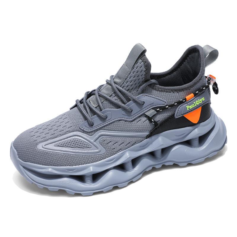 

Men s shoes spring and summer new breathable fly-woven sports shoes men s outdoor mesh shoes wear-resistant running casual shoes men s 45