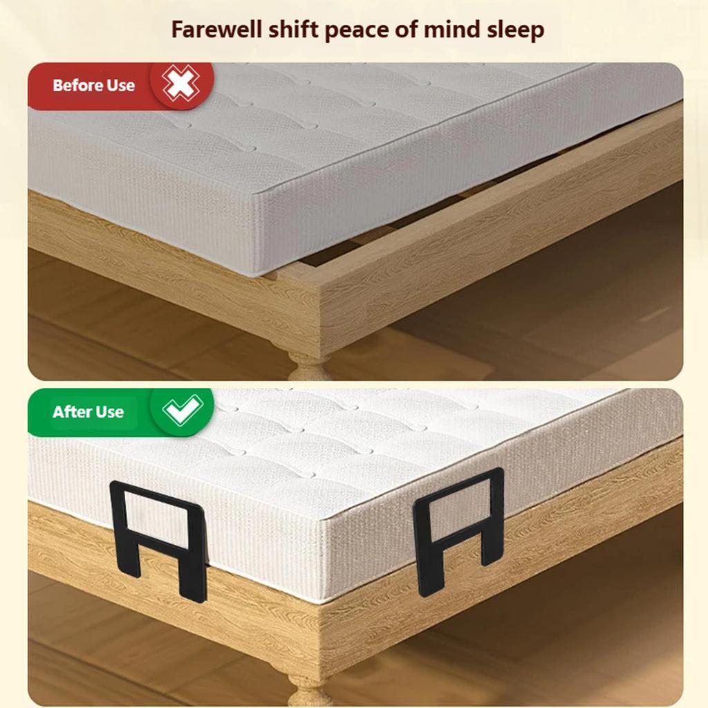 Heavy-Type Invisible Bedsheet Corner Tightener Clip Universal Nonslip Secure Mattress Clip For Firm Bed Placement