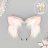Handgefertigtes Kunstfell Katzenohren Stirnband Animie Kopfschmuck für Damen und Teenager Cosplay Kostüm Party Verkleidungs Accessoires