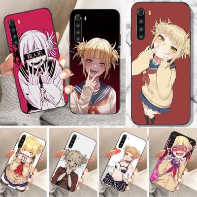 Funda de teléfono Himiko Toga Boku para Xiaomi Redmi Note 11, 10, 9T, 8, 7 Pro, Redmi 10, 9, 9A, 9C, 8, 7, 6, color negro suave