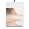 Sunset Beach Coconut Tree Bridge Shell Bird Wall Art Living Room Decoration Canvas Painting Nordic Posters And Prints Pictures