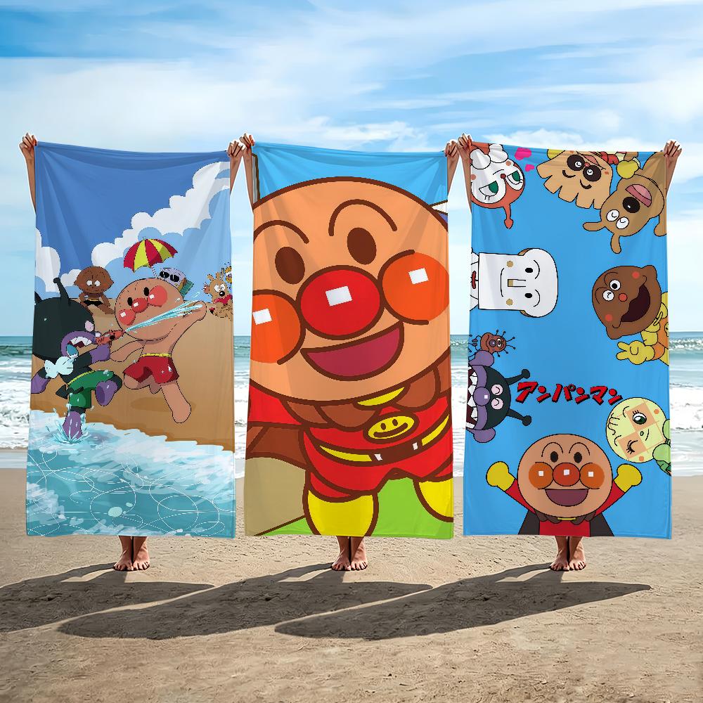 Book Towel Beach Shower Bath  A-Anpanman  Travel Lightweight Skin Friendly for Pool Camping Cruise Summer