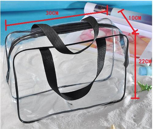 Marken-Design Transparente Make-up-Tasche Verdickte PVC-Kosmetiktasche Wasserdicht Reise-Tragbare Toilettenartikel-Tasche Set