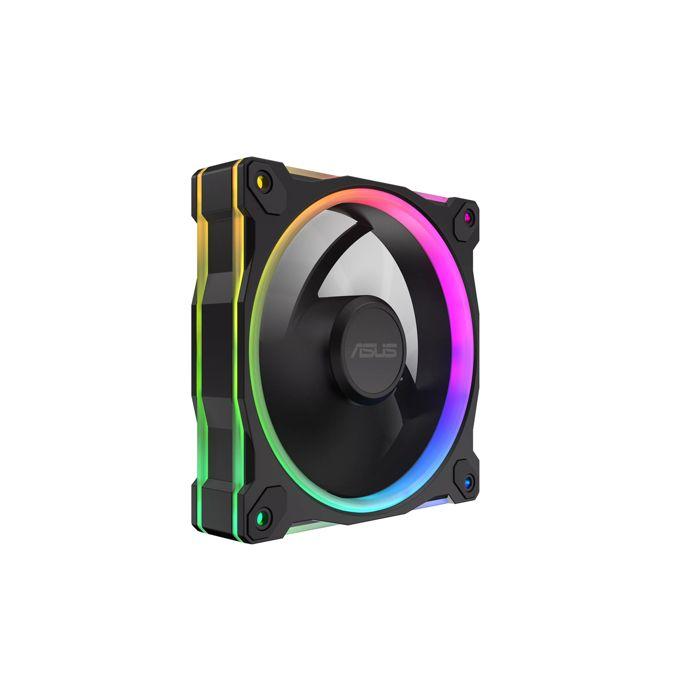 Ventilátory - ASUS - PRIME MR120 - ARGB - 3 kusy - Černá - 1600 ot/min