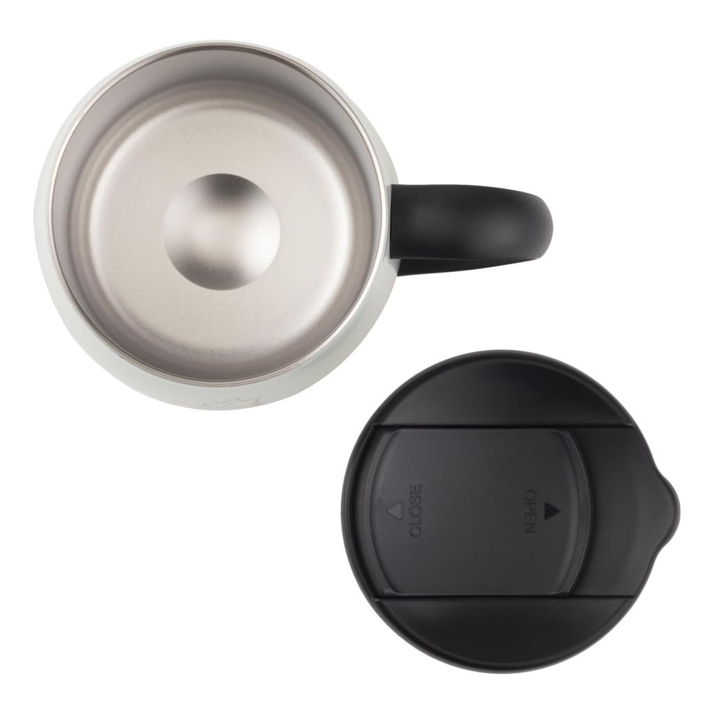 maebata Winnie the Pooh Mug with Lid 300ml Stainless Steel Double Walled Vacuum Heat Retention Cold Retention Boxed Present Disney 52944