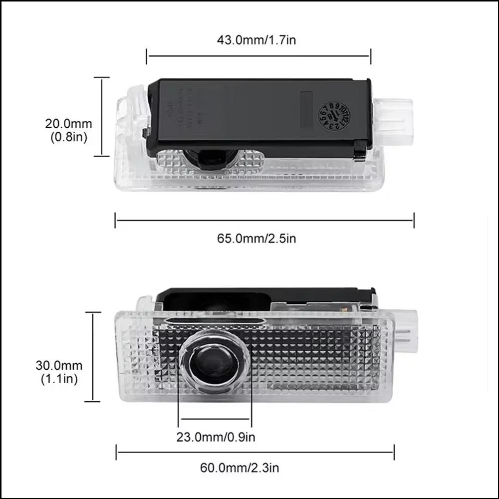 2Pcs LED Car Door logo Projector Lamp Welcome Emblem Light For BMW E46 E36 E34 F10 E90 F30 E60 F30 E53 E30 E92 E87 F01 F13 F10 GR9