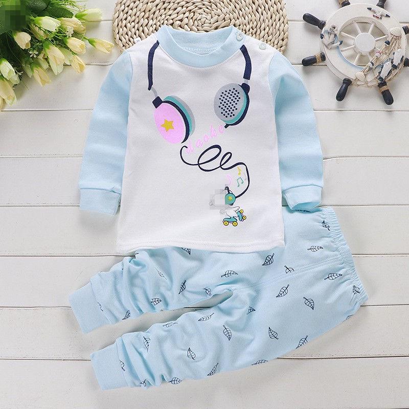 2025 Kids' Pure Cotton Underwear & Pajama Set for Boys & Girls - Autumn Wear