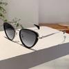 Vintage Cat Eye Decor Sunglasses Women New Stylish Gradient Shades Trendy Luxury Brand Retro Design Fashion Sun Glasses