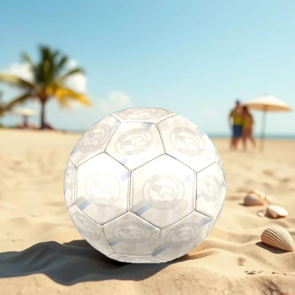 Derby County Size 5 Football High Elastic Soccer Ball For Outdoor Competition Daily Training Play