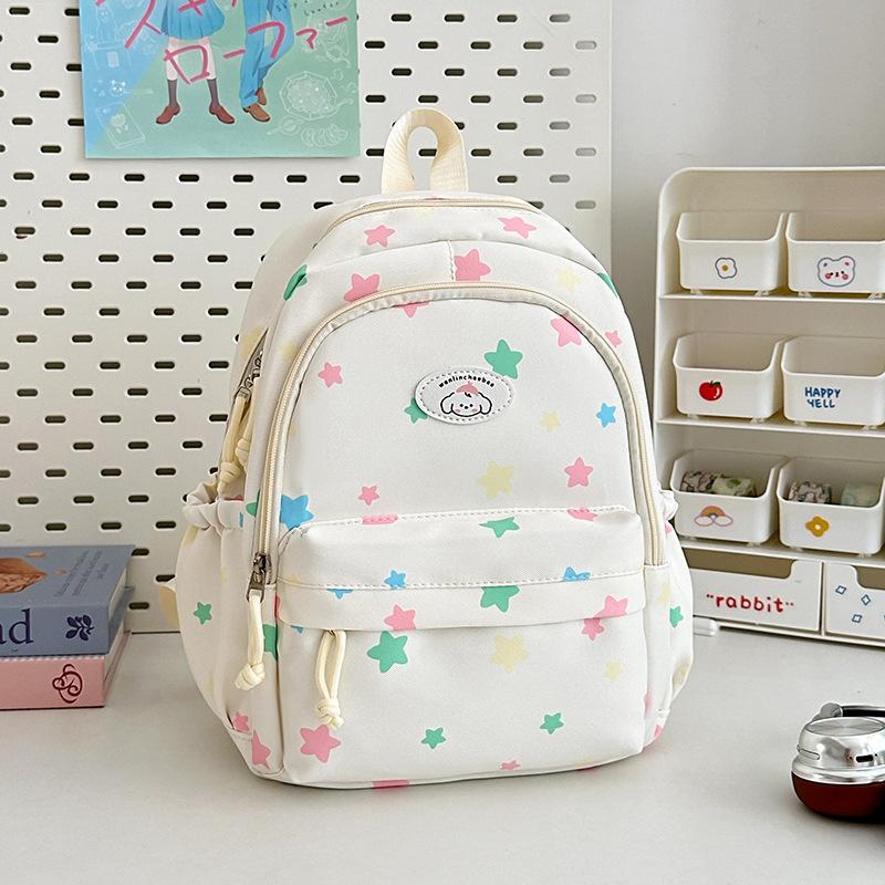 School Bag New High-value College Style Fresh and Sweet Cute Star Backpack Junior High School Students Lightweight Large-capacity Backpack