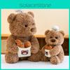 Bear Teddy Hug Plush Toy Chef Hat Rose Brown Animal Stuffed Doll Gift Childs