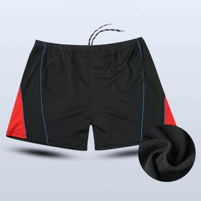 Herren Badehose mit Kordelzug, elastischer Bund, trocken, schmale Passform, plus schnelle Kontrastfarbe, Badeboxer, Surfen, Wassersport